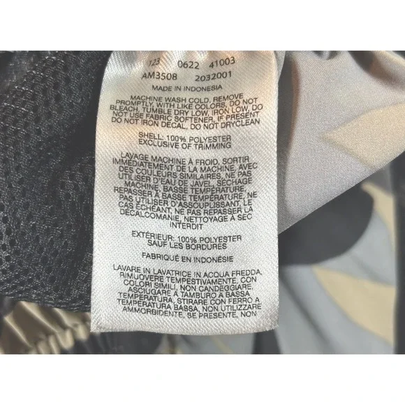 Columbia Men's Green Graphic Print Swim Shorts Size L - Picture 6 of 7